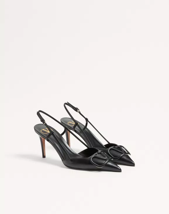 Valentino Vlogo Signature Calfskin Slingback Pump 80 Mm / 3.15 In. - Image 6
